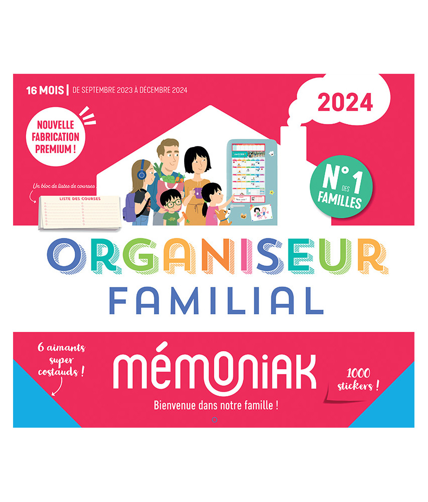 Organiseur familial Mémoniak 2023-2024